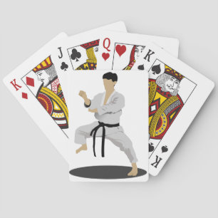 Karate Pose-speelkaarten Speelkaarten