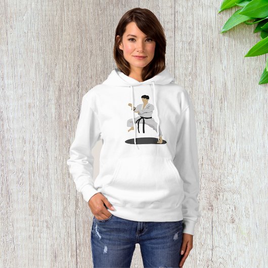 Karate Pose Sweat - shirt à capuche femme