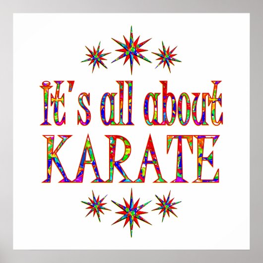 KARATE POSTER (Voorkant)