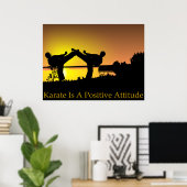 Karate Poster (Thuiskantoor)