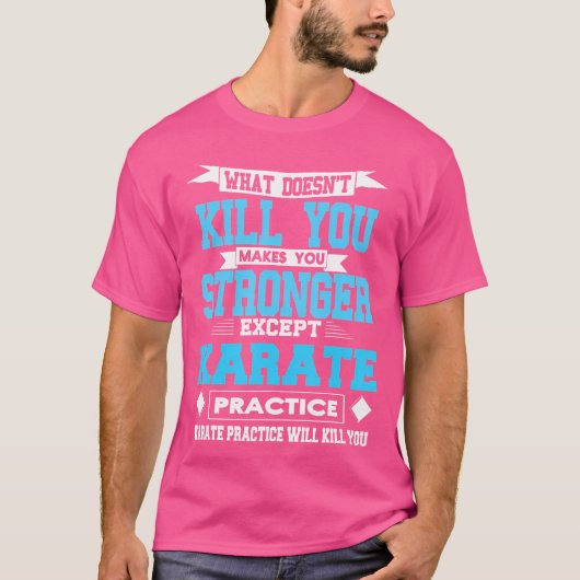 Karate Practice T-shirt (Voorkant)