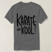 Karate Pun Karate is Kool voor Karateka T-shirt (Design voorkant)