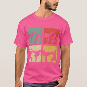 Karate Retro Karateka Karate Fighter Karat T-shirt