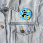 Karate Ronde Button 5,7 Cm (In situ)