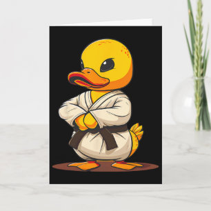 Karate Rubber Eend Motief Taekwondo Jiu-jitsu Mma Kaart