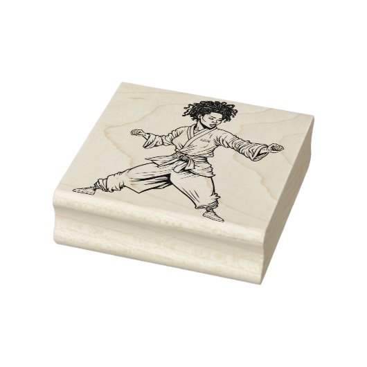 Karate Rubber Stamp Rubberstempel (Stempel)