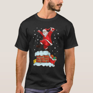 Karate Santa Claus Kerstmis Kung Fu Taekwondo MMA T-shirt
