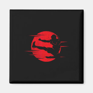 Karate Schaduw Judo Vechtkunst Japan Kung Fu Taek Magneet