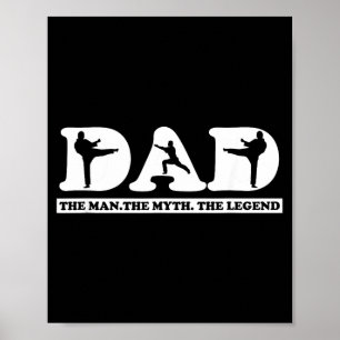 Karate Shirt - Vader De Man De Mythe en De Legende Poster