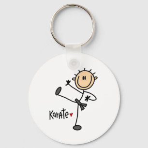Karate Stick Figuur Sleutelhanger
