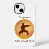 Karate Strength Modern Martial Arts Personalized Case-Mate iPhone Case (Achterkant)
