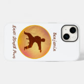 Karate Strength Modern Martial Arts Personalized Case-Mate iPhone Case (Achterkant (horizontaal))
