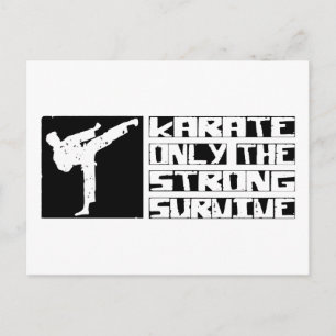 Karate Survive Briefkaart