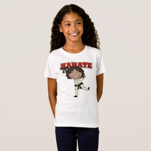 KARATÉ - T-shirts et cadeaux de fille (Devant entier)