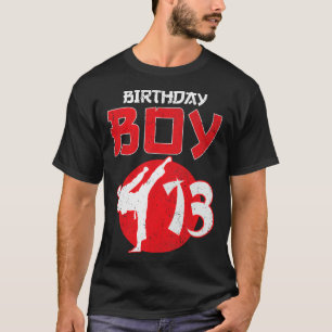Karate Taekwondo 13 Jaar Verjaardag Martial Art T-shirt