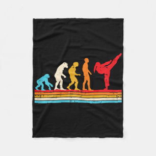 Karate Taekwondo Evolutie Meisje Paardenstaart Tra Fleece Deken