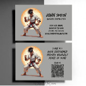 Karate Taekwondo Judo Martial Arts Instructor Visitekaartje