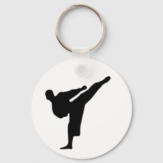 Karate / Taekwondo Kick Button Sleutelhanger