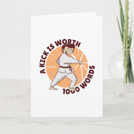 Karate trap kaart (Voorkant)