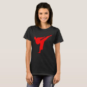 karate trap t-shirt (Voorkant volledig)