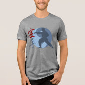 Karate Tri-Blend Shirt (Voorkant)