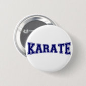 Karate University Style Ronde Button 5,7 Cm (Voorkant /achterkant)