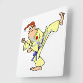 Karate Vierkante Klok (Hoek)