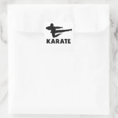 Karate Vierkante Sticker (Tas)