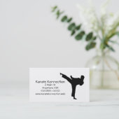 Karate Visitekaartjes (Staand voorkant)