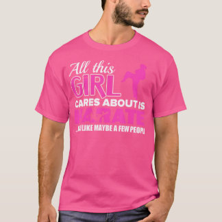 Karate voor vrouwen en meisjes - Dit meisje geeft  T-shirt