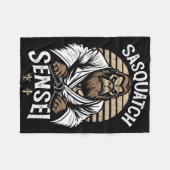 Karate Warrior Legend Sasquatch Sensei Bigfoot Mar Fleece Deken (Voorkant (Horizontaal))