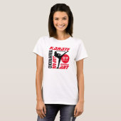 Karate Woman T-shirt (Voorkant volledig)