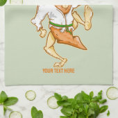 Karate wortel vechtsporten theedoek (Gevouwen)