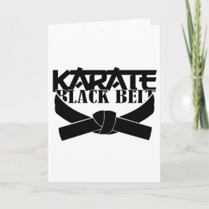 Karate Zwarte Band T Shirt_1 Kaart