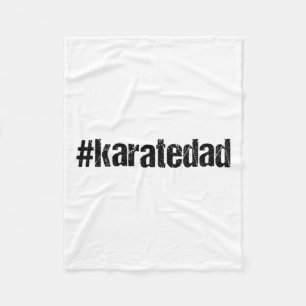 Karatedad Grappige Karate Papa T-shirt Fleece Deken