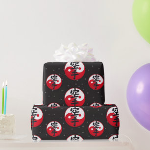 karatepatroon cadeaupapier
