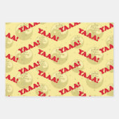 karatepatroon inpakpapier vel (Voorkant 2)