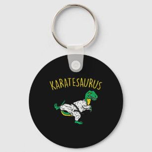 Karatesaurus Trex Karate Grappige Dinosaur Martial Sleutelhanger