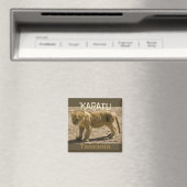 Karatu Tanzanie Afrique Frigo Magnet Lion Cub (In Situ (Lave-vaisselle))