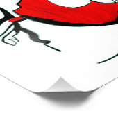 Kardinaal afdrukken foto afdruk (Hoek)