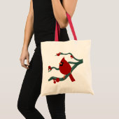 kardinaal dier tote bag (Voorkant (product))