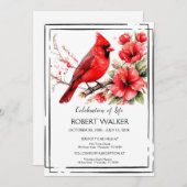 Kardinaal en Hibiscus: eerbetoon aan het leven Kaart (Voorkant / Achterkant)