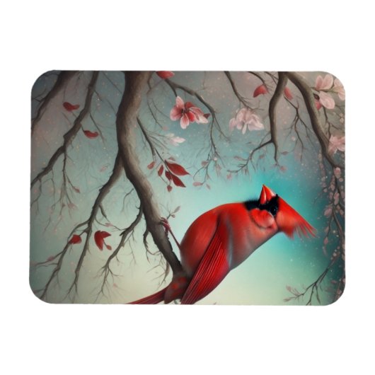 Kardinaal - Flexibele fotomagneet Magneet (Horizontaal)