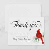 Kardinaal Funeral Memorial Bedankkaart (Voorkant / Achterkant)