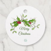 Kardinaal Gift Labels (Achterkant)