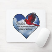 Kardinaal hartstuk muismat (Met muis)