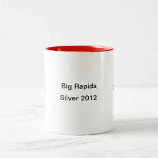 Kardinaal helm.gif, Silver 2012, Big Rapids, C.. Tweekleurige Koffiemok