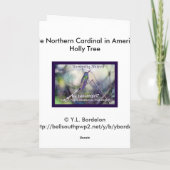 Kardinaal in de Kaart van Holly (Achterkant)