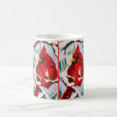 Kardinaal in de Rode Cup Koffiemok (Center)