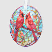 Kardinaal / In Memoriam Acryl Ornament (voorkant)